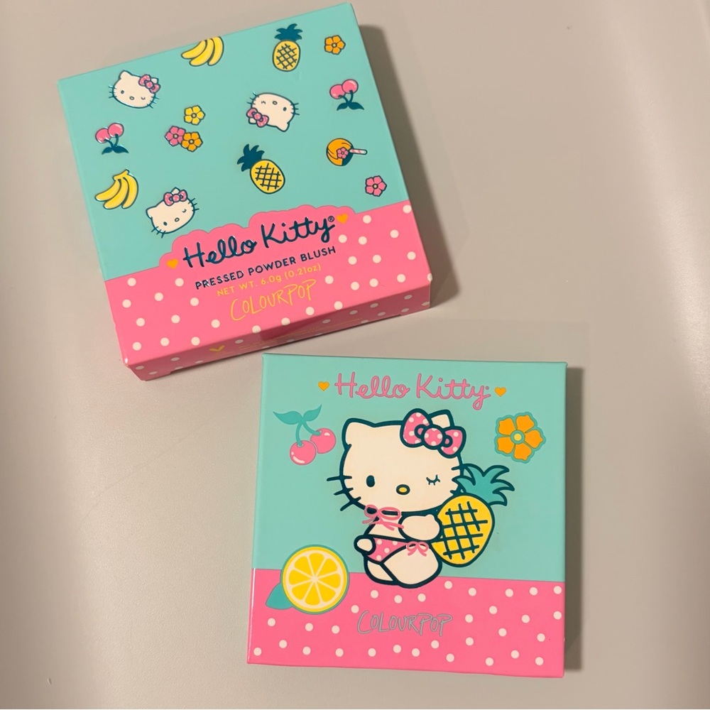 ColourPop Hello Kitty Pressed Powder Blush Aloha Honey